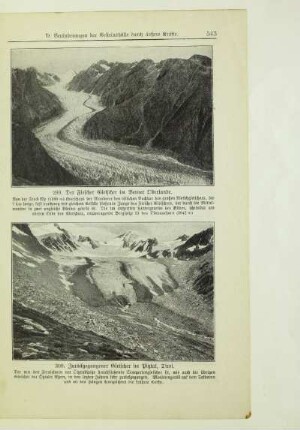 Zurückgegangener Gletscher im Pitztal, Tirol