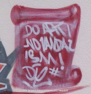 DO ART! NO VANDALISM!