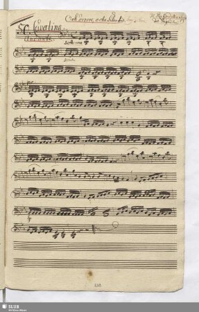 50. Cavatina: O ch'orrore o che silenzio / Guglielmi, P. A.