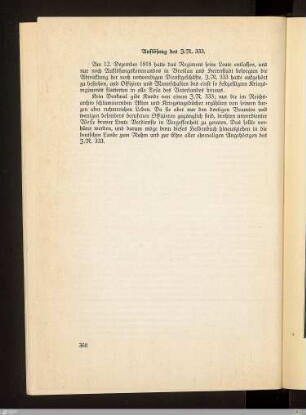 Auflösung des I.R. 333