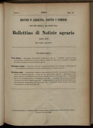 Agosto. Num. 19.