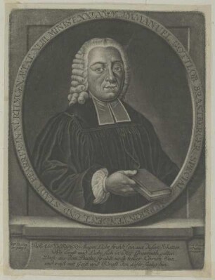 Bildnis des Immanuel Gottlob Brastberger