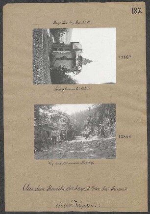 Weg zum Hexenweiher-Friedhof