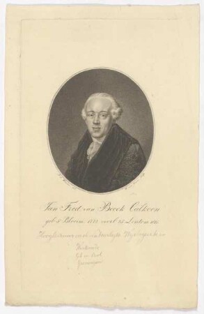 Bildnis des Jan Fred. van Beeck Calkoen