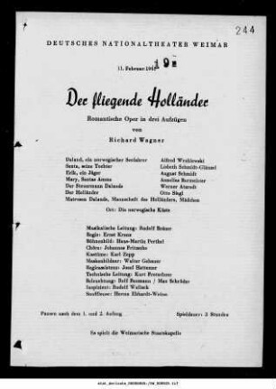 Der fliegende Holländer