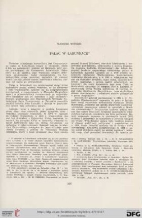 Pałac w Łabuńkach