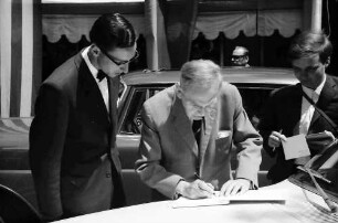 15. Tagung 1965 Physiker; Maikäferrede: Otto Hahn signiert