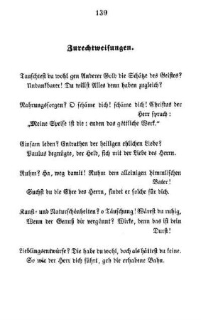 Zurechtweisungen