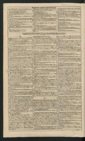 Register der fürnehmsten Haupt-Artickel Christlicher Lehre.