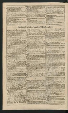 Register der fürnehmsten Haupt-Artickel Christlicher Lehre.