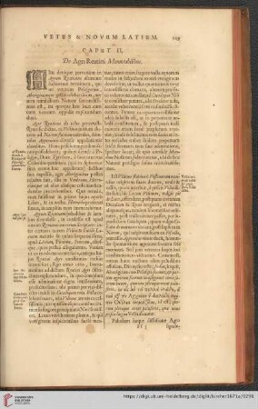 Caput II: De Agri Reatini Memorabilibus