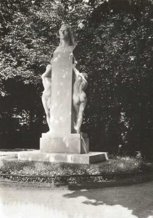 Leipzig, Denkmal für Friedrich von Schiller (1759-1806) : Leipzig, Denkmal für Friedrich von Schiller (1759-1806), Schillerstraße