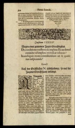 Consilium LXXXIV.