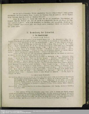 II. Vermehrung der Lehrmittel