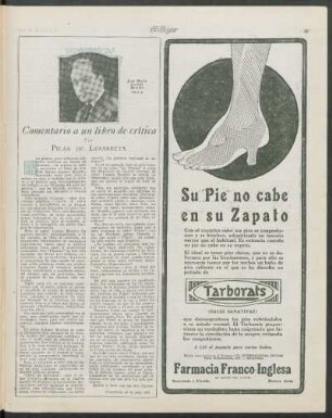 Comentario a un libro de crítica