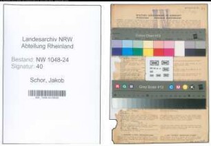 Entnazifizierung Jakob Schor , geb. 20.06.1903 (Verwaltungsbeamter)