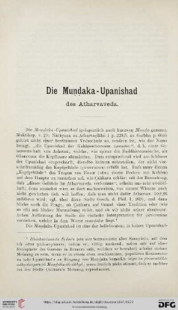 a. Reine Vedānta-Upanishad’s