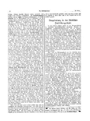 Neugestaltung in der ländlichen Fortbildungsschule