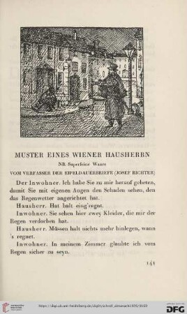 Muster eines Wiener Hausherrn