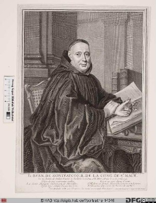 Bildnis Bernard de Montfaucon