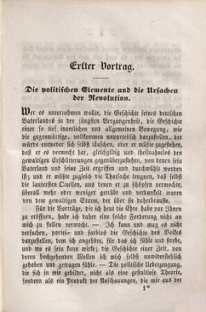 Die Geschichte des deutschen Volkes in den Jahren 1848 und 1849 : in zwölf Vorträgen (gehalten in Berlin)