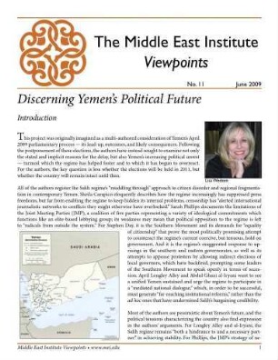 Discerning Yemen's political future