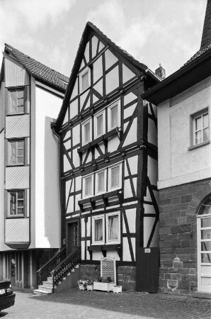 Wohnhaus (Wohnhaus, Fachwerk); Frankenberg, Untermarkt 22