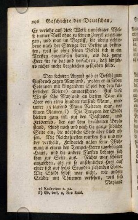 296-306, Den sechsten August gab er Befehl zum Aufbruch ...