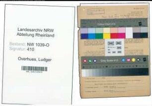 Entnazifizierung Ludger Overhues , geb. 06.04.1900 (Landwirt)