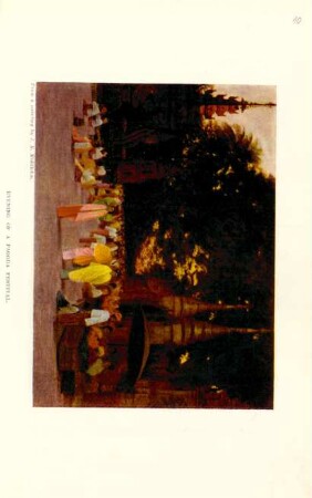 Evening of a pagoda festival