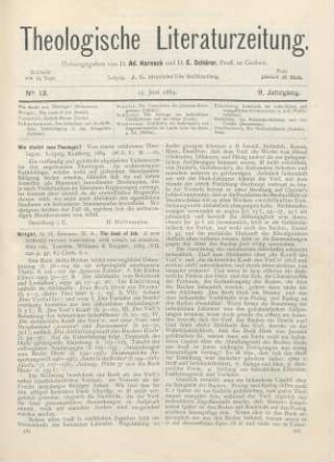 281-285 [Rezension] Wright, G. H. Bateson, The book of Job. A new critically revised translation, with essays on scansion, date etc