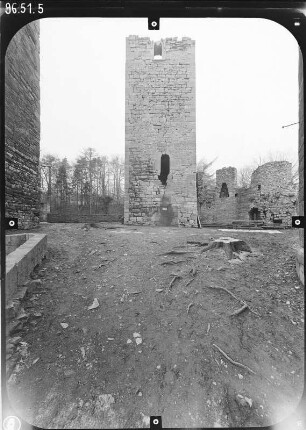 Treffurt. Burgruine Normannstein (Umbau um 1200)