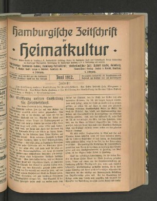 4. Jahrgang. Juni 1912.