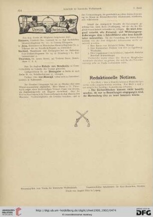 Redaktionelle Mitteilung