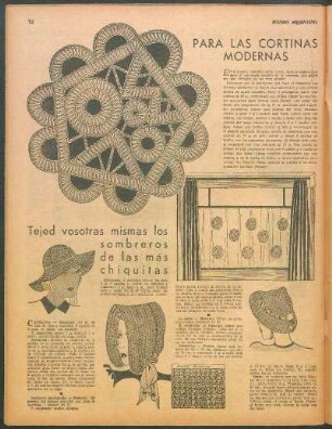 Para las cortinas modernas