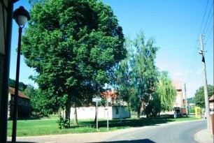 Platz, an dem früher das Herrenhaus des Gutes stand