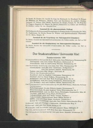 Studentenführer Universität Kiel