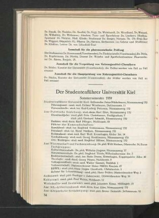 Studentenführer Universität Kiel