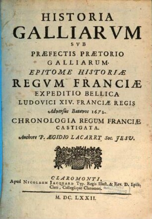 Historia Galliarum