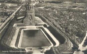 Leipzig: Völkerschlachtdenkmal ; Fliegeraufnahme
