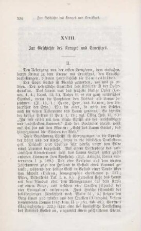324-336 Zur Geschichte des Kreuzes und Crucifixes : II.