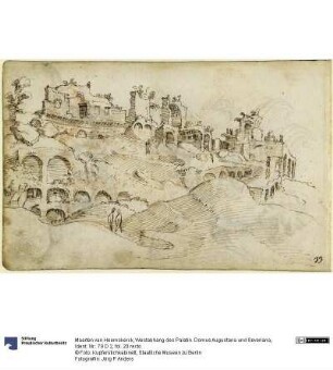 Westabhang des Palatin. Domus Augustana und Severiana
