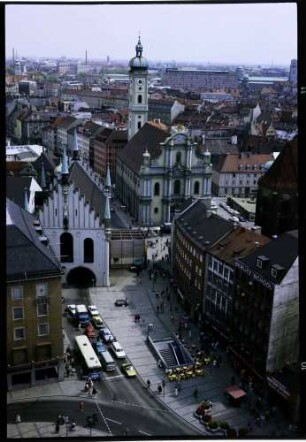 München: vom Rathausturm auf das Alte Rathaus