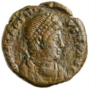 Münze, Aes 3, 383 - 408 n. Chr.