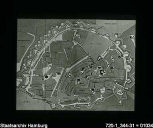 Plan Hamburg 1650