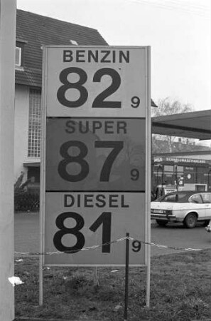 Benzinpreise an Karlsruher Tankstellen