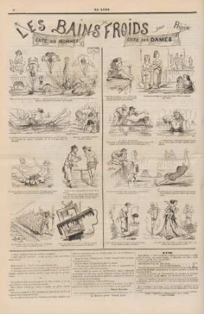 Les bains froids, par Pépin