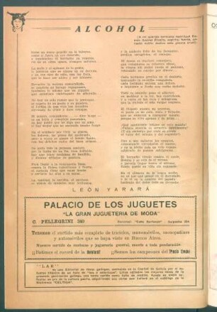 Alcohol : (A mi querido hermano espiritual Ramón Suárez Picallo, espíritu fuerte, corazón noble, dedico este poema cruel).