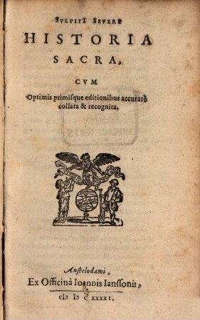 Historiae sacrae ... libri duo