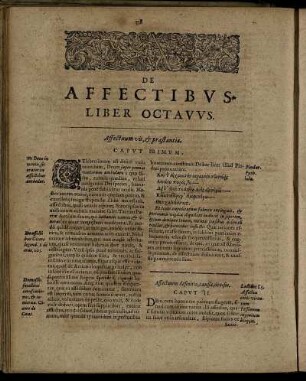 De Affectibus. Liber Octavus.